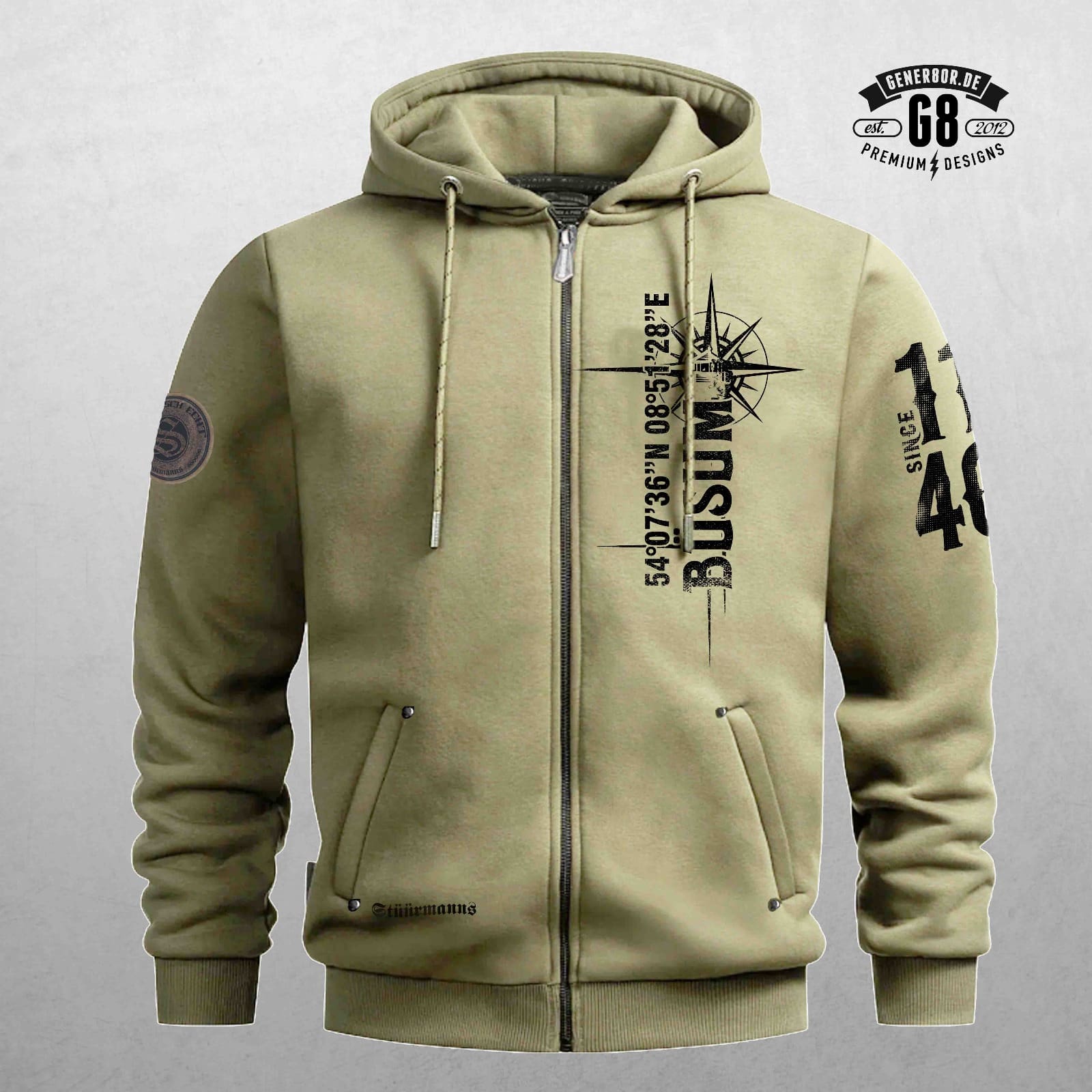 Jacke Lighthouse Grün – Bild 2